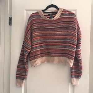 Striped Cropped Sweater